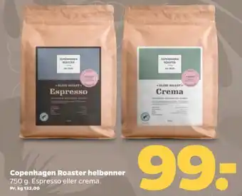 Netto Copenhagen Roaster helbønner tilbud