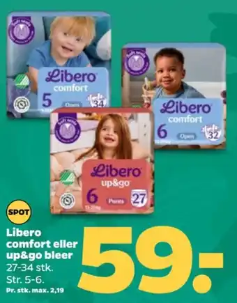 Netto Libero comfort eller up&go bleer tilbud
