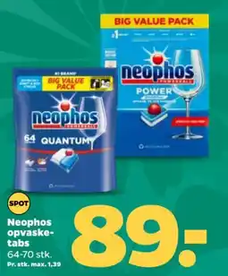Netto Neophos opvaske-tabs tilbud