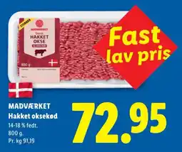 Lidl Madværket Hakket oksekød tilbud