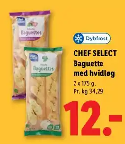 Lidl Chef Select Baguette med hvidløg tilbud
