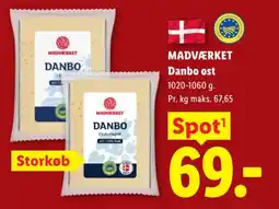 Lidl Madværket Danbo ost tilbud