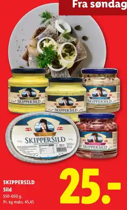 Lidl Skippersild Sild tilbud