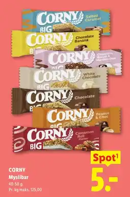 Lidl Corny Myslibar tilbud