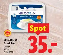 Lidl Eridanous Græsk feta tilbud