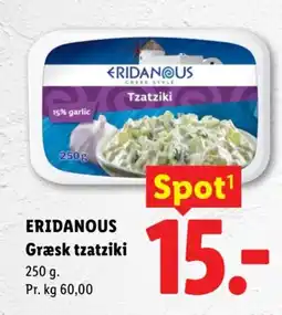 Lidl Eridanous Græsk tzatziki tilbud