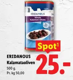 Lidl ERIDANOUS Kalamataoliven tilbud