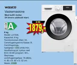 Harald Nyborg wasco Vaskemaskine tilbud