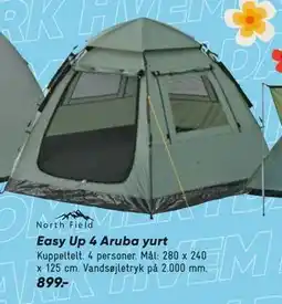 Bilka Easy Up 4 Aruba yurt tilbud
