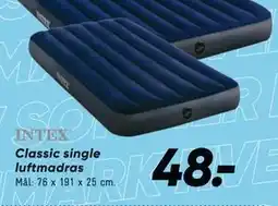 Bilka Classic single luftmadras tilbud