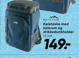 Bilka Køletaske med kølerum og drikkedunkholder tilbud
