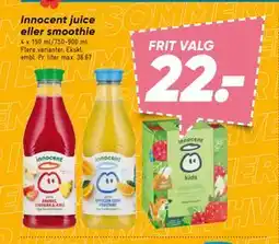 Bilka Innocent juice eller smoothie tilbud