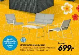 Bilka Klokkedal loungesæt tilbud