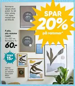 Bilka SPAR 20% på rammer tilbud
