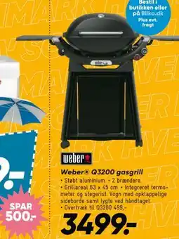 Bilka Weber Q3200 gasgrill tilbud