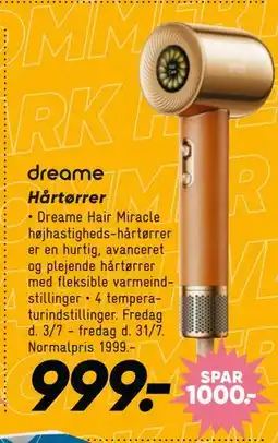 Bilka dreame Hårtørrer tilbud