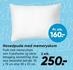 Bilka Hovedpude med memoryskum tilbud