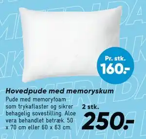 Bilka Hovedpude med memoryskum tilbud