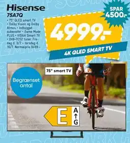 Bilka Hisense 75A7Q tilbud