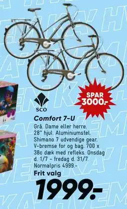 Bilka SCO Comfort 7-U tilbud