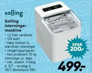Bilka Salling isterningemaskine tilbud
