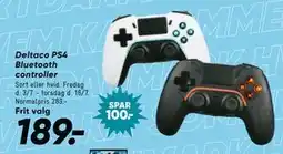 Bilka Deltaco PS4 Bluetooth controller tilbud