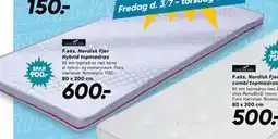 Bilka Nordisk Fjer Hybrid topmadras tilbud
