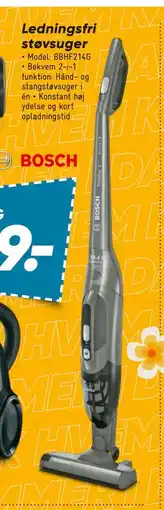 Bilka Ledningsfri støvsuger tilbud