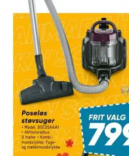 Bilka Poseløs støvsuger tilbud