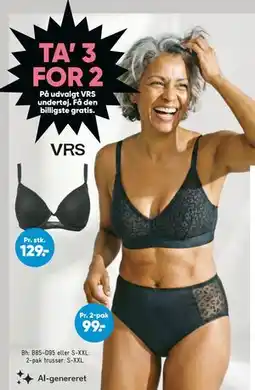 Bilka TA’ 3 FOR 2 På udvalgt VRS undertøj tilbud