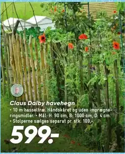 Bilka Claus Dalby havehegn tilbud