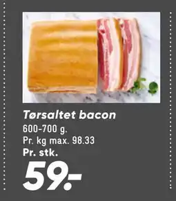 Bilka Tørsaltet bacon tilbud