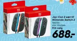 Bilka Joy-Con 2 sæt til Nintendo Switch 2 tilbud