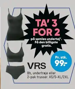 Bilka TA’ 3 FOR 2 på sømløs undertøj tilbud