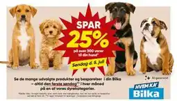 Bilka SPAR 25% på over 300 varer til din hund tilbud
