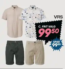 Bilka VRS Skjorte eller shorts tilbud