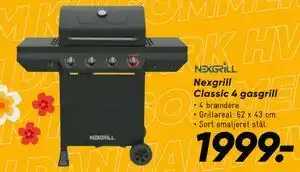 Bilka Nexgrill Classic 4 gasgrill tilbud