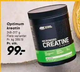 Bilka Optimum kreatin tilbud
