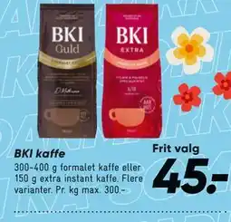 Bilka BKI kaffe tilbud
