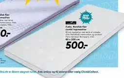 Bilka Nordisk Fjer combi topmadras tilbud