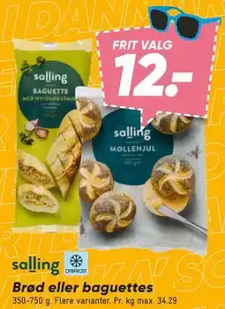 Bilka Brød eller baguettes tilbud