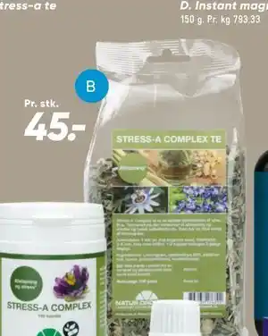 Bilka Natur drogeriet Stress-a te tilbud