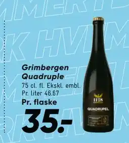Bilka Grimbergen Quadruple tilbud