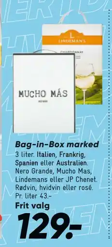 Bilka Bag-in-Box marked tilbud