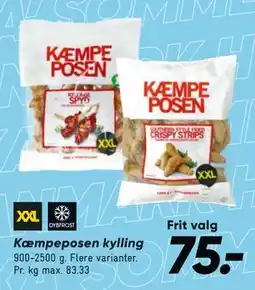 Bilka Kæmpeposen kylling tilbud