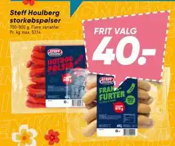 Bilka Steff Houlberg storkøbspølser tilbud