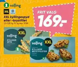 Bilka XXL kyllingespyd eller -brystfilet tilbud