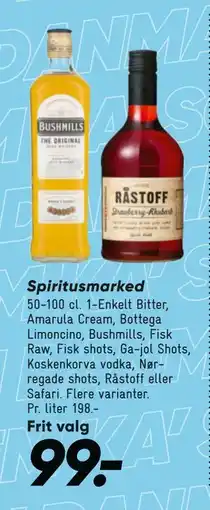 Bilka Spiritusmarked tilbud