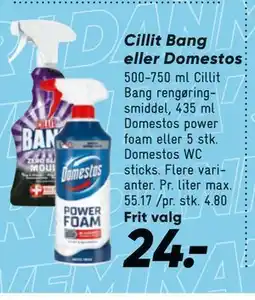 Bilka Cillit Bang eller Domestos tilbud