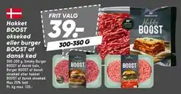 Bilka Hakket BOOST oksekød eller burger BOOST af dansk kød tilbud